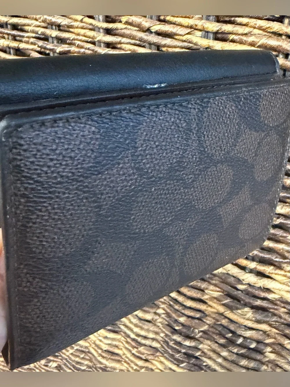Coach-Teri Bag,Brown Signature Shoulder Bag w/Gold Hardware and matching wallet